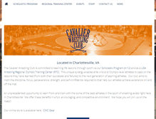 Tablet Screenshot of cavalierwrestlingclub.org